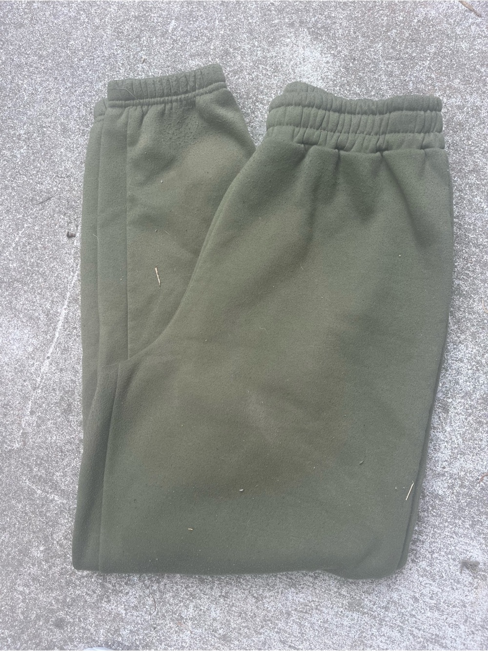 SHEIN Olive Green Fleece Joggers